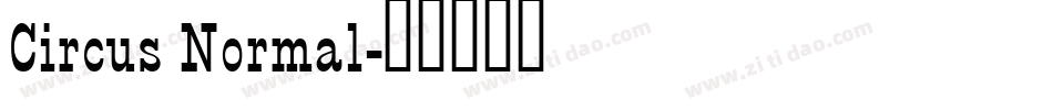 Circus Normal字体转换